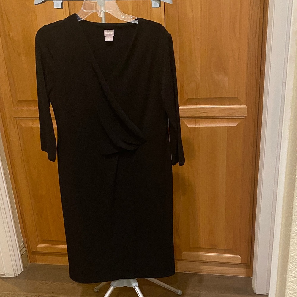 Chico's Classic Black 3/4 long sleeve Dress